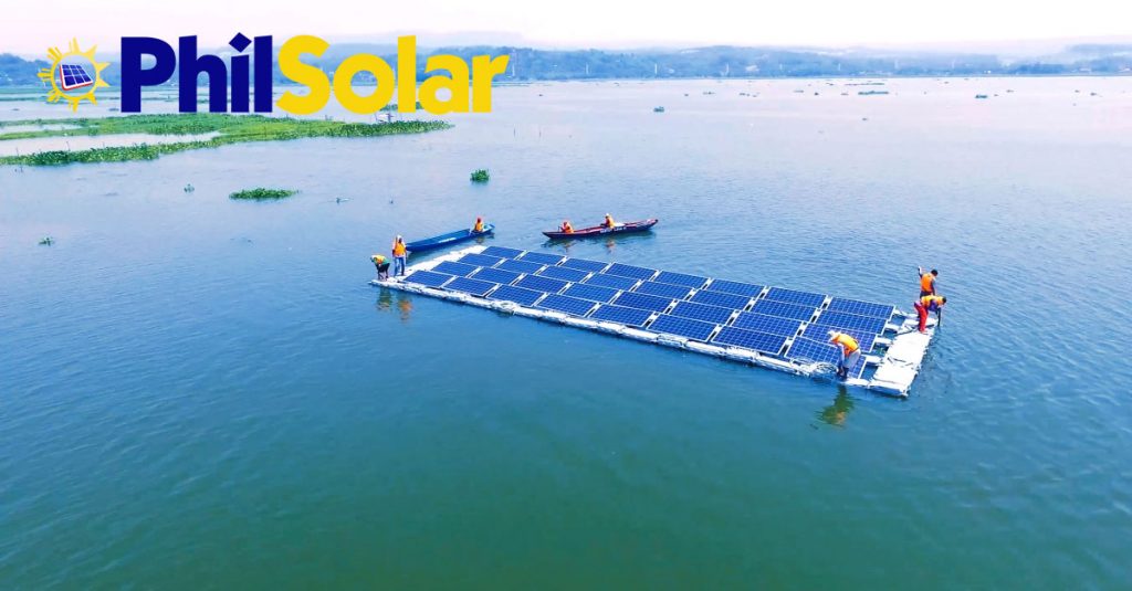 floating solar power farm Rizal Philippines
